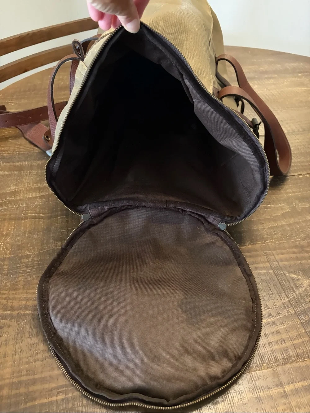 Buffalo Jackson DAKOTA WAXED CANVAS DUFFLE BAG BACKPAK great condition